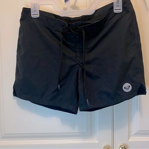 Roxy black swim shorts size small